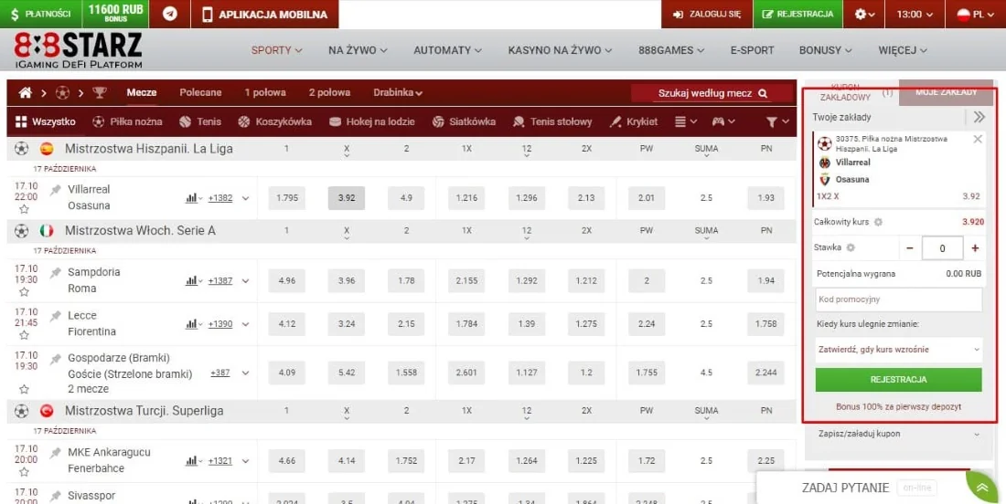 złóż regularną stawkę