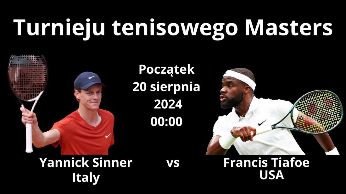 Mecz między Yannickiem Sinnerem a Francisem Tiafoe