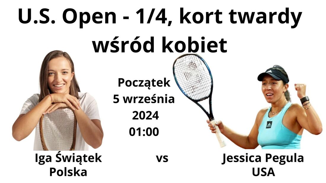 Mecz Iga Świątek - Jessica Pegula